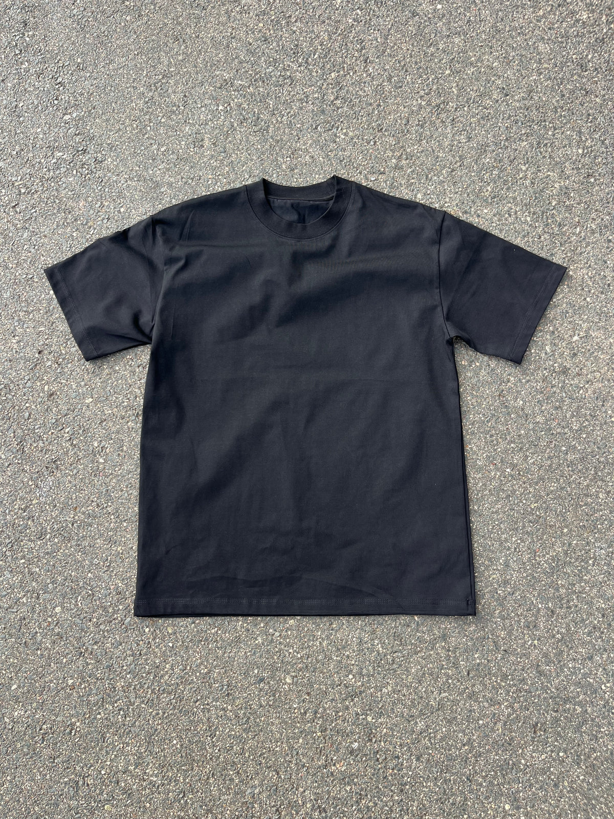 Short Sleeve Oversized Heavyweight T-shirt : Black