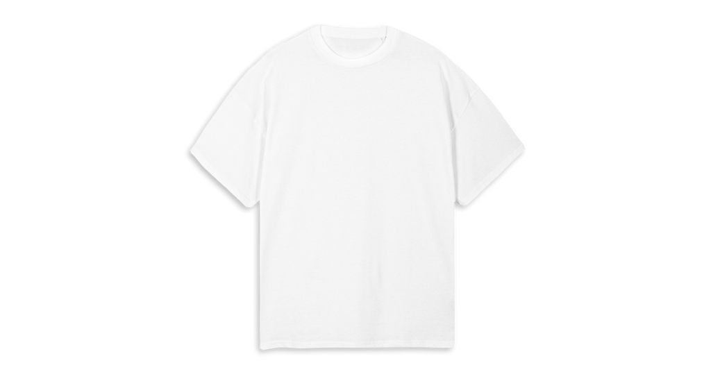 Short Sleeve Oversized Heavyweight T-shirt : White