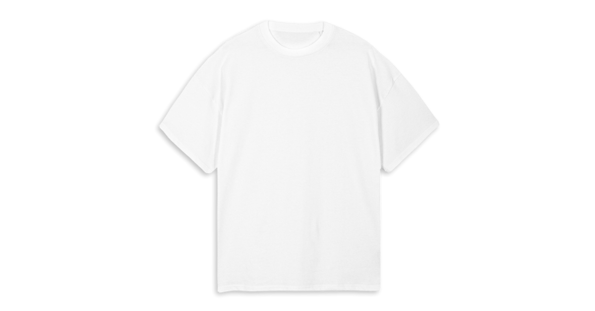 Short Sleeve Oversized Heavyweight T-shirt : White