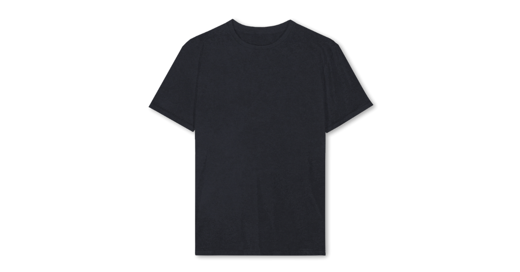 Short Sleeve Regular Midweight T-shirt : Black
