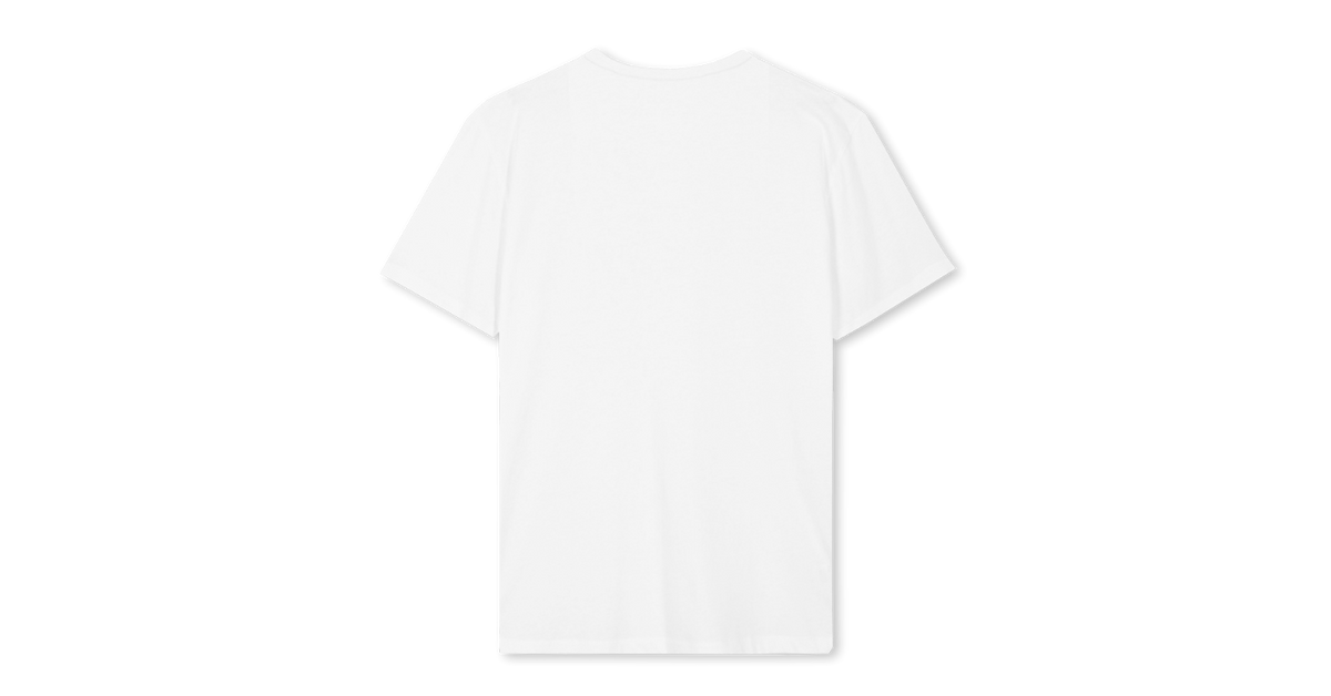 Short Sleeve Regular Midweight T-shirt : White